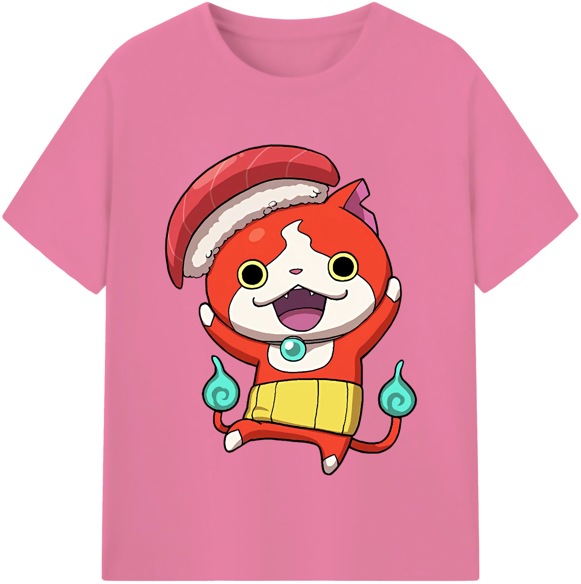 （画像用） 妖怪ウォッチ Yo-kai Watch 綿100％半袖Tシャツ（フロントプリント）